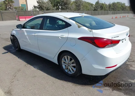 2016 Hyundai Elantra Se из США, поврежденный, VIN 5NPDH4AE3GH772226